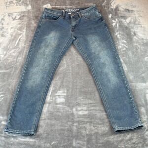 Vintage‎ Genes Black Men's Jeans Slim Fit Size 30X30 Straight Leg